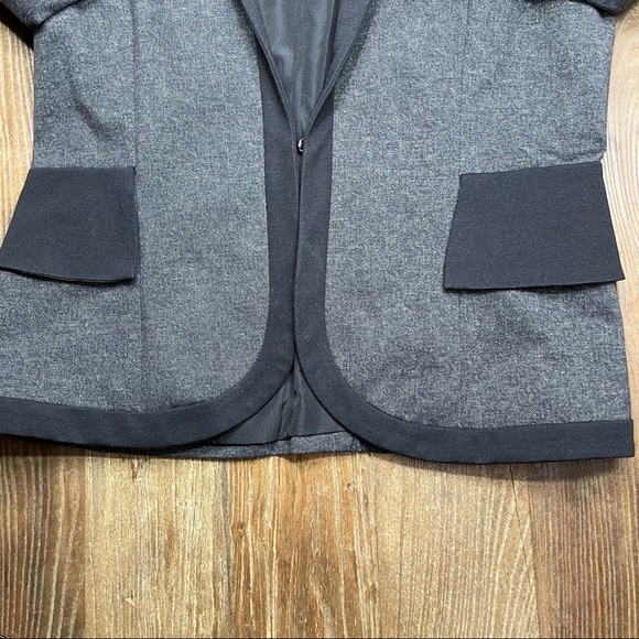 Anthropologie Cartonnier Gray Blazer Jacket Size 8 - Picture 6 of 11